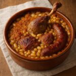 Cassoulet toulousain traditionnel aux trois viandes : un plat généreux du Sud-Ouest