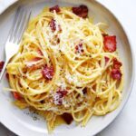 Spaghetti Carbonara onctueux