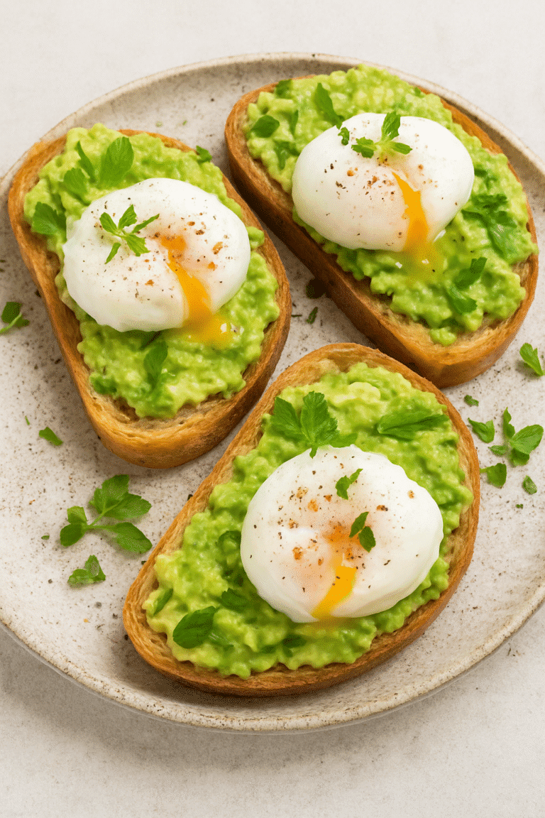 Tartines d’avocat à l’œuf poché : la recette facile et rapide pour un brunch parfait